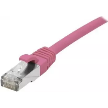 Cabo de rede Cat.6A S/FTP EXERTIS CONNECT, rosa, 7,5 m, LSZH, 10 Gbps, RJ45 854381