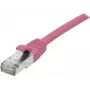 Cabo de rede Cat.6A S/FTP EXERTIS CONNECT, rosa, 7,5 m, LSZH, 10 Gbps, RJ45 854381