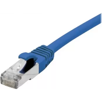 EXERTIS CONNECT Cabo de rede Cat.6A S/FTP PiMF, 1 m, azul 858625