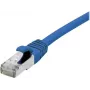 EXERTIS CONNECT Cabo de rede Cat.6A S/FTP PiMF, 1 m, azul 858625