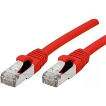 Cabo de rede Cat6a S/FTP Exertis Connect, RJ45, vermelho, 5m, 10Gbps, 500MHz 858472