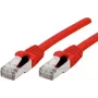Cabo de rede Cat6a S/FTP Exertis Connect, RJ45, vermelho, 5m, 10Gbps, 500MHz 858472