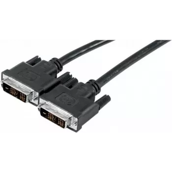 EXERTIS CONNECT Cabo DVI-D Single Link 5 m, 18+1 pinos, banhado a ouro, duplamente blindado, preto 127485