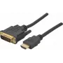 Exertis Connect Cabo adaptador de vídeo HDMI para DVI-D 2m preto 127875