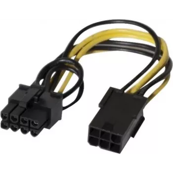 Cabo adaptador de alimentação PCI Express 6 pinos para 8 pinos EXERTIS CONNECT para placas gráficas (146695)