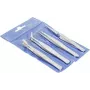 Conjunto de pinças de precisão EXERTIS CONNECT, 4 peças, aço inoxidável, antimagnético, resistente a ácidos, 120 mm 815550