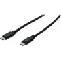 EXERTIS CONNECT Cabo USB 3.1 Gen 1 Type-C para Type-C, 1,8 m, Preto 150336