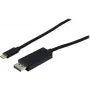Cabo adaptador EXERTIS CONNECT USB-C para DisplayPort 1.4 8K, 2,0 m (127542)