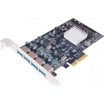 EXSYS EX-12004-2 Placa adaptadora PCI Express x4 para 2x USB 3.2 Gen 2 Type-A + 1 USB 3.2 Gen 2 Type-A interno