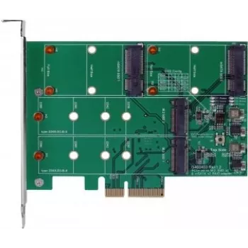 EXSYS EX-3649 Controlador RAID mSATA/M.2, PCIe x2, RAID 0/1/JBOD, ASM1062R