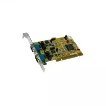 EXSYS EX-42042-IS placa combo serial RS-232/422/485 PCI universal de 2 portas com UART 16C950, FIFO de 128 bytes, opto-isolamento e proteção contra sobretensão