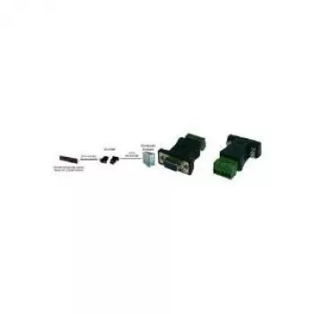 Adaptador null modem EXSYS EX-47999 DB9 fêmea para DB9 fêmea RS-232 acoplador série