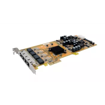 EXSYS EX-6074POE-2 Placa de rede PCI Express Quad Gigabit Ethernet PoE+