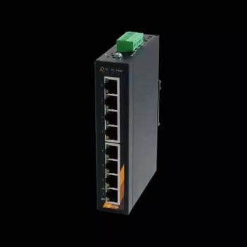 EXSYS EX-6225 8-Port Gigabit Ethernet Switch, 10/100/1000 Mbps, caixa metálica, montagem em secretária/parede, Plug and Play