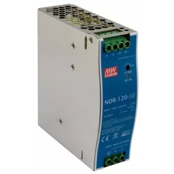 EXSYS EX-6975 Fonte de alimentação para calha DIN 120W 24V 5A Conversor AC-DC industrial