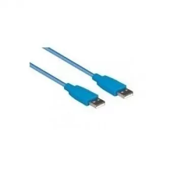 EXSYS EX-K1610-0.5 Cabo USB 3.2 Gen 1, ficha USB-A para ficha USB-A, 0,5 m, azul