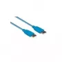 Cabo EXSYS EX-K1610-3 USB 3.2 Gen 1, ficha USB-A para ficha USB-A, 3 m, azul