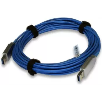 EXSYS EX-K1680 Cabo de extensão USB 3.2 Gen 1 ativo 10m, ficha USB-A para conector fêmea, azul