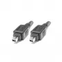 EXSYS Cabo FireWire 400 4-Pin para 4-Pin, 1,5 m, Preto (EX-K6821)