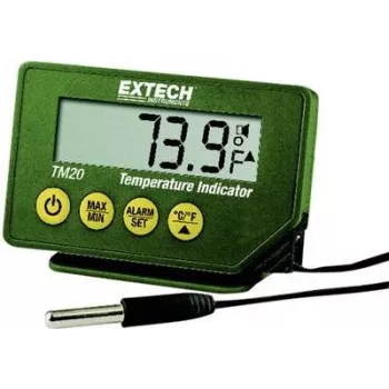 Extech TM20 Indicador de temperatura à prova de água, -40 a 250°C, IP65, termistor NTC