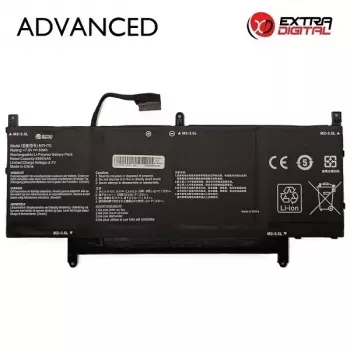 Extra Digital Advanced Bateria de portátil 6580mAh para Dell N7HT0 (11,1 V, 9 células)