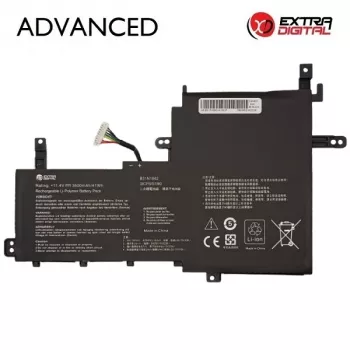 Extra Digital Advanced ASUS B31N1842 Bateria de substituição para portátil – 3600mAh 11.52V Li-ion 3 células, Preto