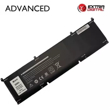 Extra Digital Advanced bateria de portátil para Dell Latitude E5440/E5540, Precision M2800 (69KF2, 6000mAh, 11.1V, 6 células, preto)
