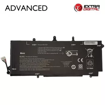 Extra Digital Advanced NB462612 Bateria de substituição para portátil para HP BL06XL – 3400mAh 11.4V Li-ion 3 células, Preto