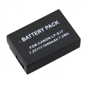 Bateria de substituição EXTRA DIGITAL Canon LP-E17 (sem chip, 7,2 V, 1300 mAh, Li-Ion, preto)