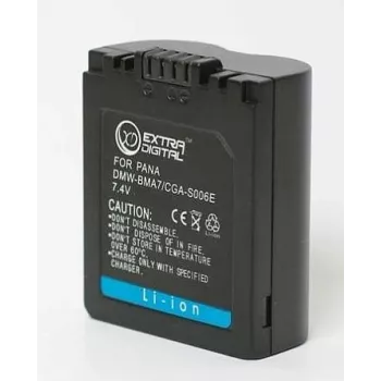 Extra Digital Bateria de câmara Li-Ion CGA-S006E 3,7 V 1200 mAh para Panasonic Lumix DMW-BCC12