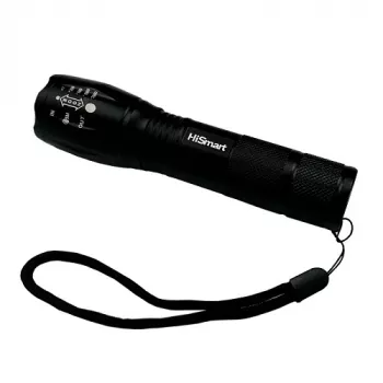 EXTRA DIGITAL Lanterna de mão, 1000lm, 10W com bateria 18650