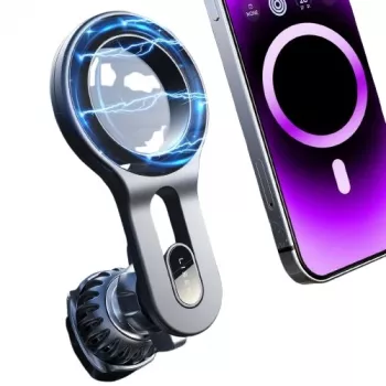 Suporte magnético para telemóvel para grelhas de ventilação EXTRA DIGITAL – suporte universal para smartphone com rotação 360°, ímanes de neodímio N52 - preto (HB390489)