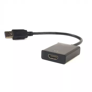 EXTRA DIGITAL adaptador USB 3.0 Type-A para HDMI, 1080p 60Hz, preto