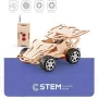Kit de construção em madeira EXTRA DIGITAL carro telecomandado modelo educativo