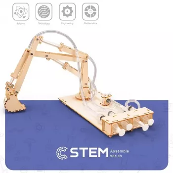 EXTRA DIGITAL kit de construção em madeira escavadora, modelo educativo