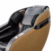 EXTRALINK 3D poltrona de massagem Zero Gravity com detalhes em madeira, preto/castanho