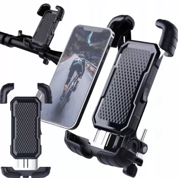 Suporte de guiador antivibração Extralink para smartphone - preto