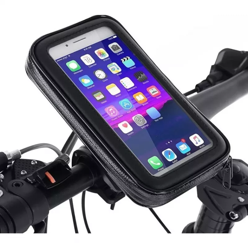 Extralink Suporte de bicicleta para smartphone, à prova de água, rotação 360°, fecho seguro