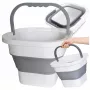 EXTRALINK Black Forest Balde de silicone dobrável 10L balde de campismo portátil