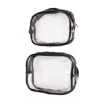 Mochila de cabine EXTRALINK Black Forest KM03 45x20x30 cm com 2 necessaires – cinzento