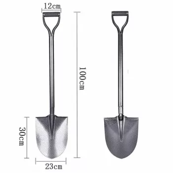 EXTRALINK BLACK FORST Pá de jardim reta 100cm