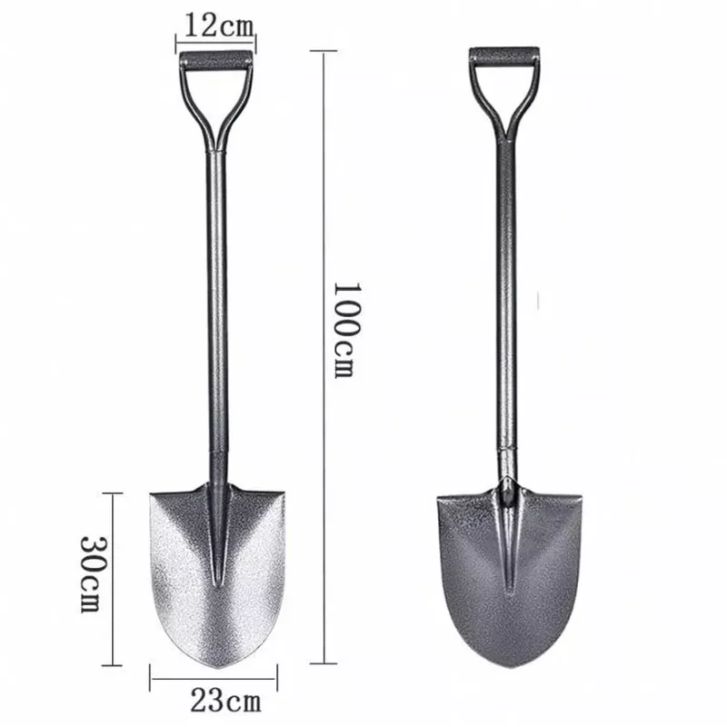 EXTRALINK BLACK FORST Pá de jardim reta 100cm