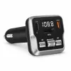 EXTRALINK Transmissor FM Bluetooth com 2 Portas de Carregamento USB e Ranhura para Cartão MicroSD