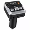 EXTRALINK Transmissor FM Bluetooth com 2 Portas de Carregamento USB e Ranhura para Cartão MicroSD
