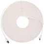 EXTRALINK Cabo de rede Cat.8 U/FTP 20 m 40G plano, blindado, cabo de rede, cobre, branco