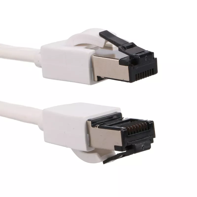 Cabo de rede Ethernet plano EXTRALINK Cat.8 U/FTP 10m 40Gbps branco