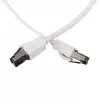 Cabo de rede Ethernet plano EXTRALINK Cat.8 U/FTP 10m 40Gbps branco