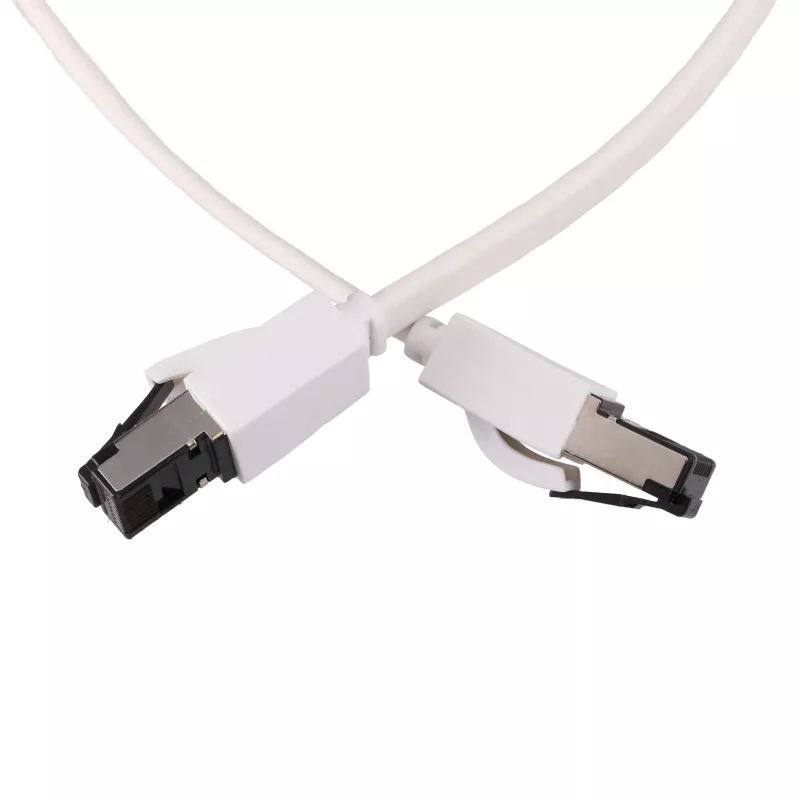 EXTRALINK Cabo de Rede Plano Cat.8 U/FTP Ethernet 1m 40G Branco