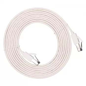 EXTRALINK Cabo de patch plano Cat 8 U/FTP 3m 40G branco