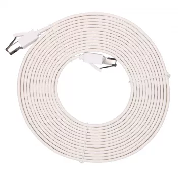 EXTRALINK Cabo de rede plano Cat.8 U/FTP 5m 40Gbps branco